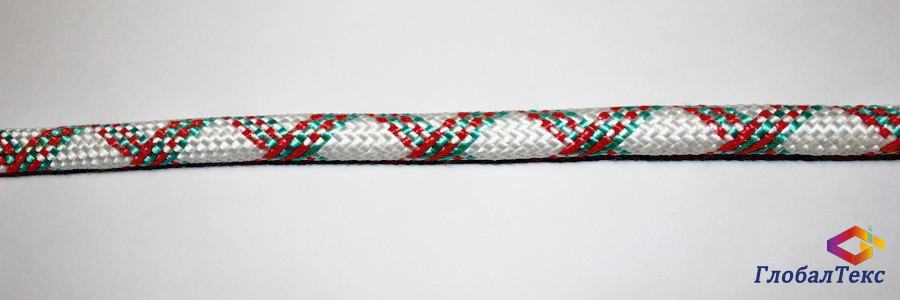 Шнур (веревка) плетеный полипропилен ПП 40-прядный цветной 16 мм