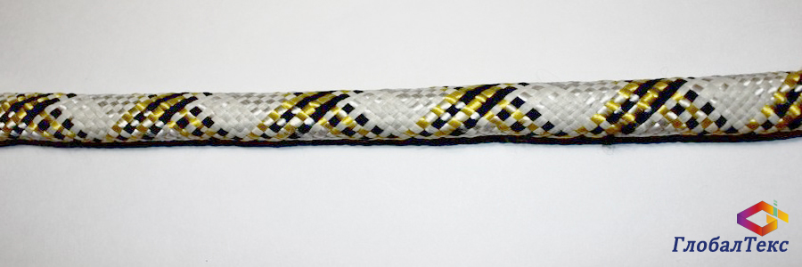 Шнур (веревка) плетеный полипропилен ПП 48-прядный цветной 18 мм